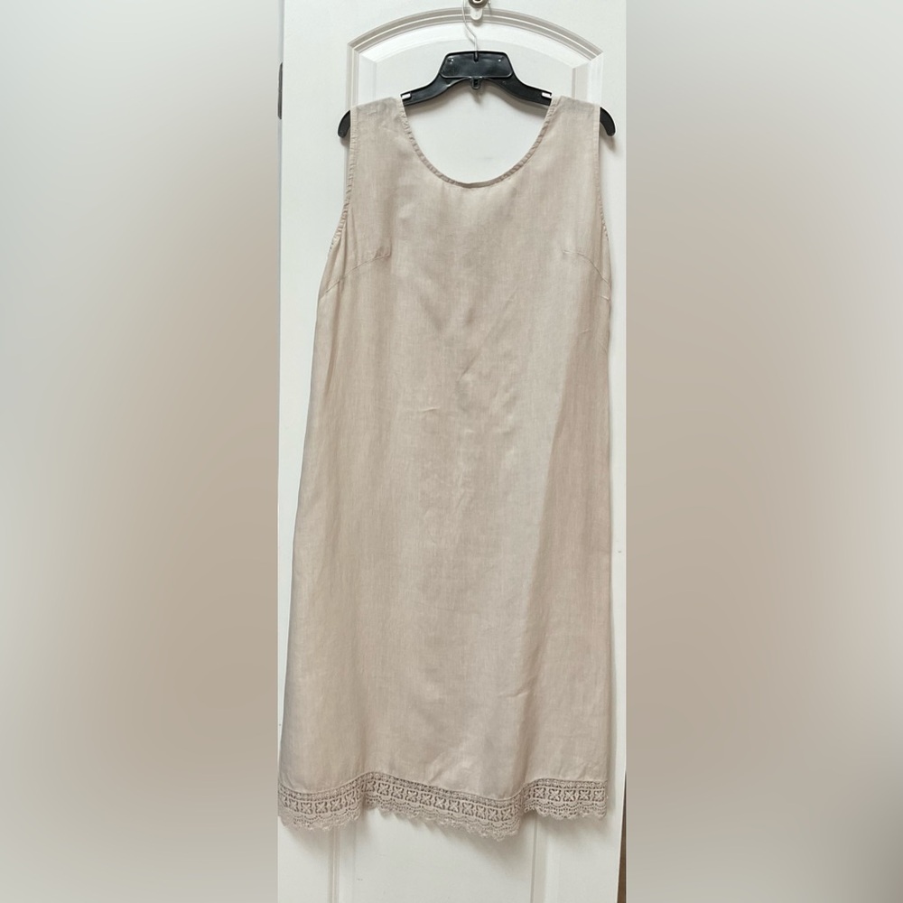 Rosemarine Linen Summer Shift Dress